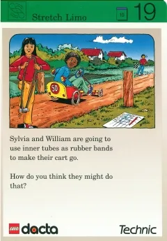 Set 9603 Activity Card Exploration 19 - Stretch Limo