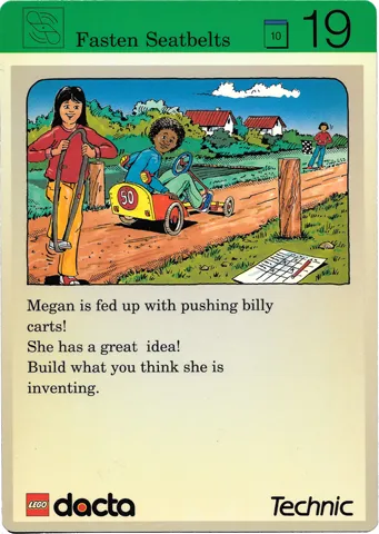 Set 9603 Activity Card Exploration 19 - Fasten Seatbelts AUS version (117922)