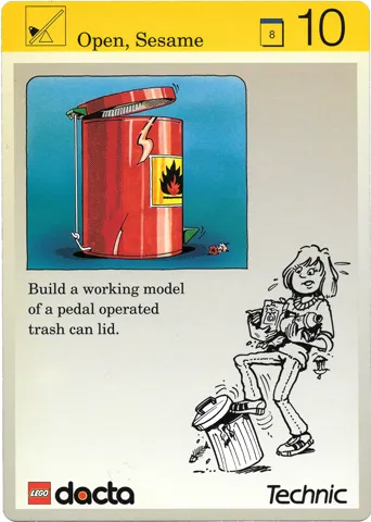 Set 9603 Activity Card Application: Simulation 10 - Open, Sesame AUS version (118022)