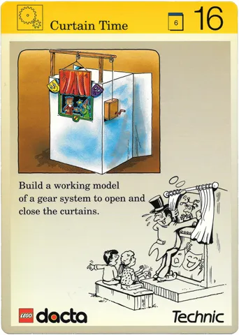 Set 9603 Activity Card Application: Simulation 16 - Curtain Time AUS version (118022)