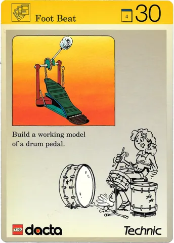 Set 9603 Activity Card Application: Simulation 30 - Foot Beat