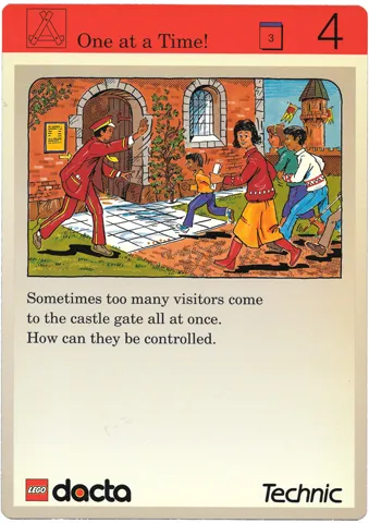 Set 9603 Activity Card Application: Invention 4 - One at a Time! AUS version (118122)