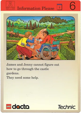 Set 9603 Activity Card Application: Invention 6 - Information Please AUS version (118122)