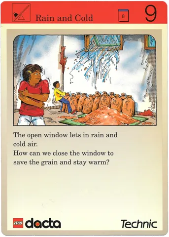 Set 9603 Activity Card Application: Invention 9 - Rain and Cold
