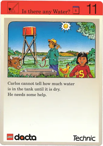 Set 9603 Activity Card Application: Invention 11 - Is there any Water? AUS version (118122)