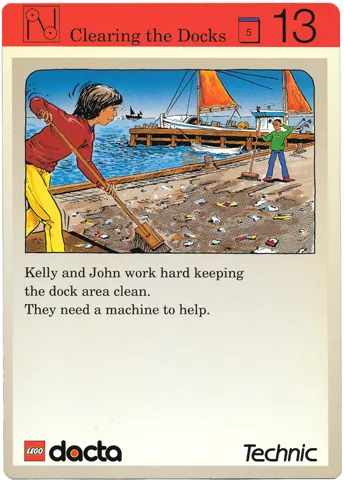 Set 9603 Activity Card Application: Invention 13 - Clearing the Docks AUS version (118122)