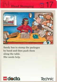 Set 9603 Activity Card Application: Invention 17 - Hand Stamping