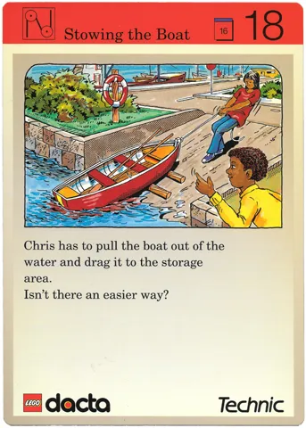 Set 9603 Activity Card Application: Invention 18 - Stowing the Boat AUS version (118122)