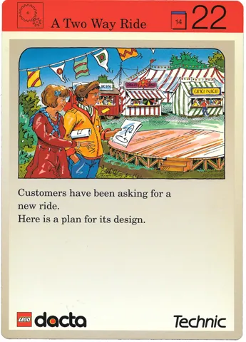 Set 9603 Activity Card Application: Invention 22 - A Two Way Ride AUS version (118122)