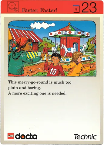 Set 9603 Activity Card Application: Invention 23 - Faster, Faster! AUS version (118122)