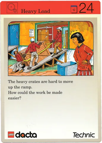Set 9603 Activity Card Application: Invention 24 - Heavy Load AUS version (118122)