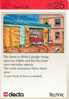 Set 9603 Activity Card Application: Invention 25 - Open Up!