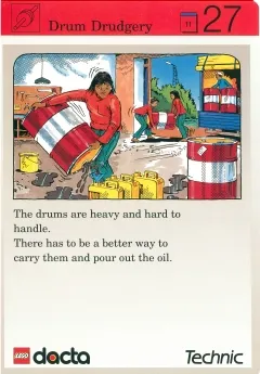 Set 9603 Activity Card Application: Invention 27 - Drum Drudgery