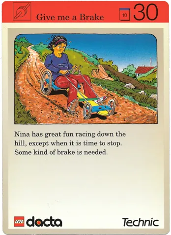 Set 9603 Activity Card Application: Invention 30 - Give me a Brake AUS version (118122)