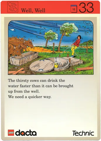 Set 9603 Activity Card Application: Invention 33 - Well, Well