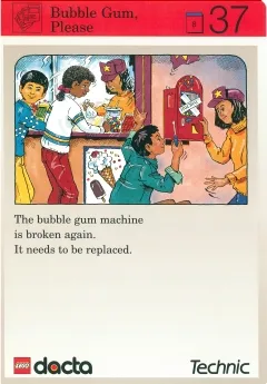 Set 9603 Activity Card Application: Invention 37 - Bubble Gum, Please
