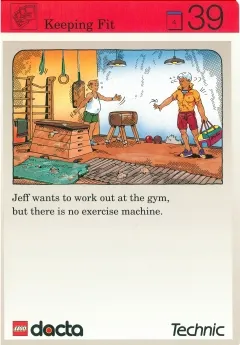 Set 9603 Activity Card Application: Invention 39 - Keeping Fit