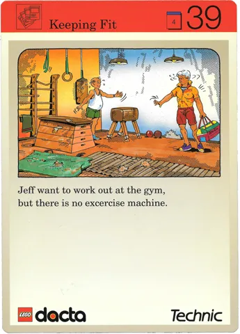 Set 9603 Activity Card Application: Invention 39 - Keeping Fit AUS version (118122)