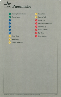 Set 9606 Activity Card Index Card - Pneumatic (837017)