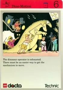 Set 9606 Activity Card Open-Ended Problem 6 - Dino-Motion