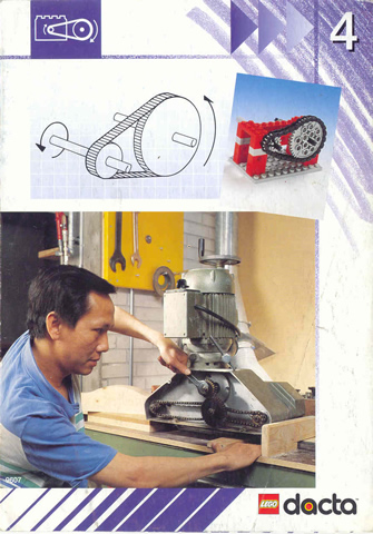 Set 9607 Activity Booklet  4 - {Machine using Belt and two Gears}