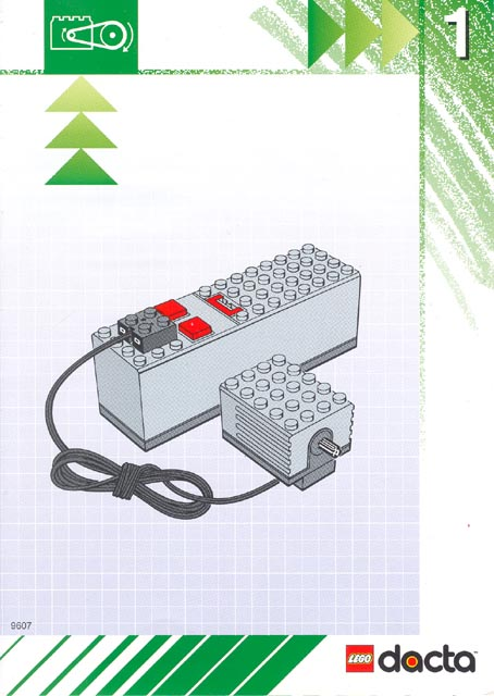 Set 9607 Activity Booklet - Motor and Battery Box Manual (877206)