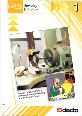 Set 9608 Activity Card Orange 1 - Jewelry Polisher USA/CDN version (879317)