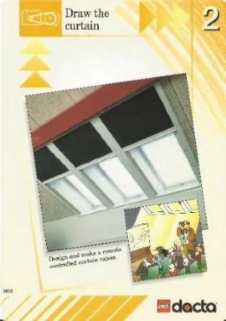 Set 9608 Activity Card Orange 2 - Draw the curtain