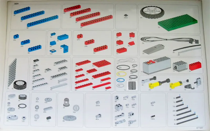 Set 9609 Inventory Card (877207)