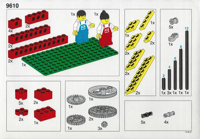 Set 9610 Inventory Card (1993 Version)