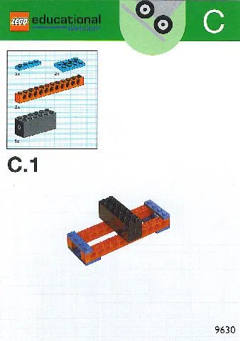 Set 9630 Activity Booklet C - {Balancing & Supporting Loads} (420814)