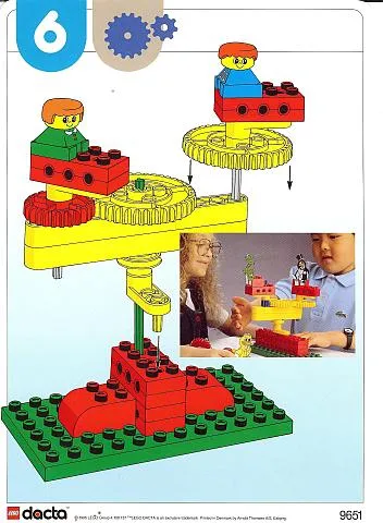 Set 9651 Activity Card 6 - {Carnival Ride, Mixer}