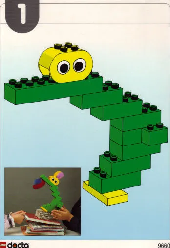 Set 9660 Activity Card  1 - {Green Creature}