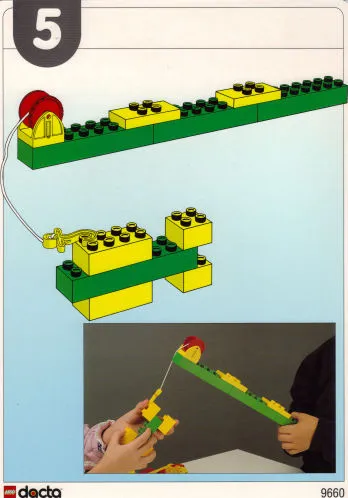 Set 9660 Activity Card  5 - {Balancing Crane}