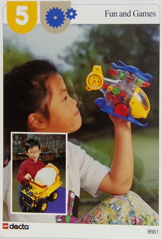 Set 9661 Activity Card Orange 5 - Fun and Games (4100117 - UK/AUS/NZ/OS)