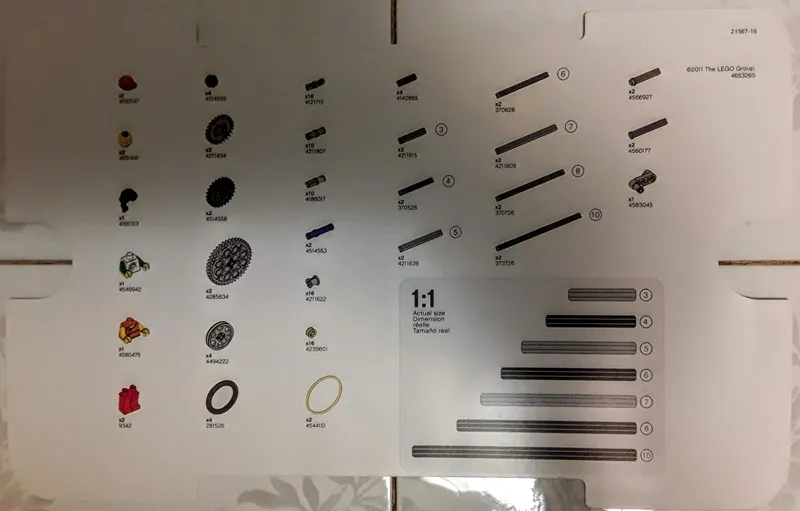 Set 9689 Cover and Inventory Card (4653265)