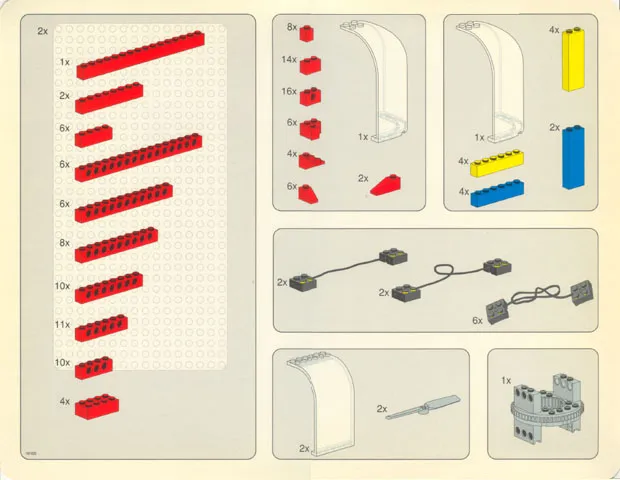 Set 9701 Activity Booklet 2 - Parts Tray Organizer Card