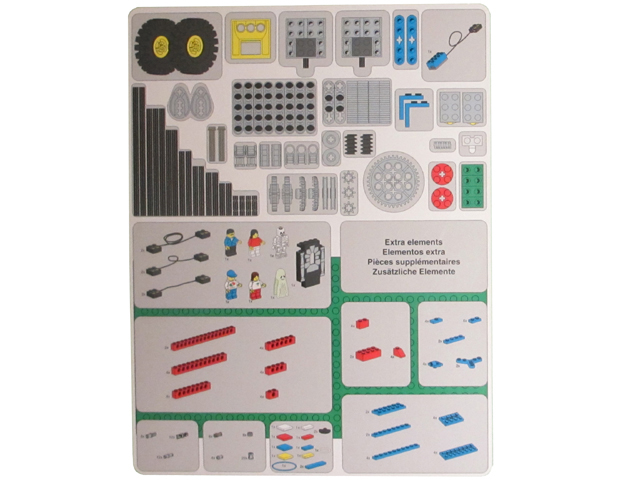 Set 9725 Activity Booklet 2 - Parts Tray Organizer and Inventory Card