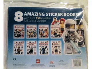 Minifigure Sticker Collection - 8 Books