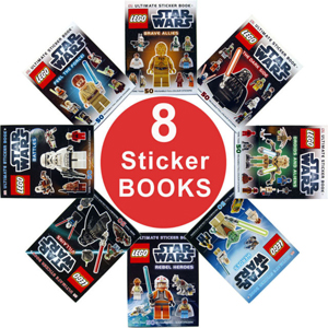 8 Star Wars Ultimate Sticker Books