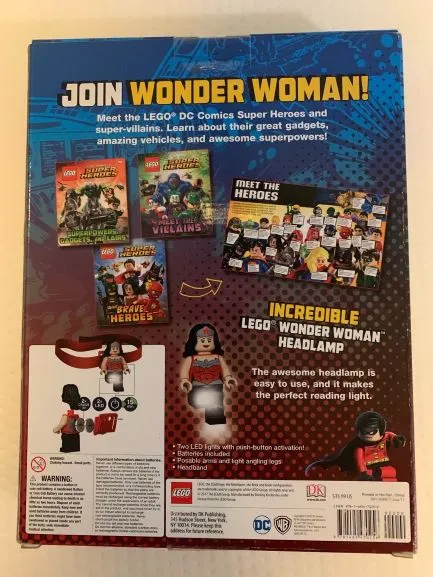 LEGO DC Comics Super Heroes Book and Headlamp Gift Set