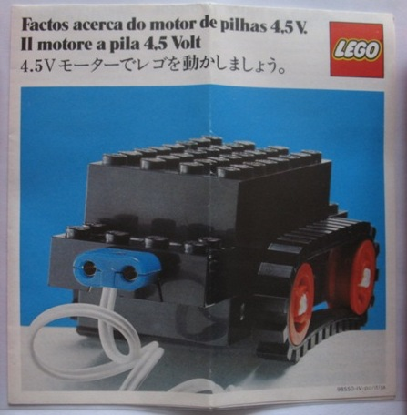 Factos acerca do motor de pilhas 4,5V. (98550-IV-po/it/ja.)