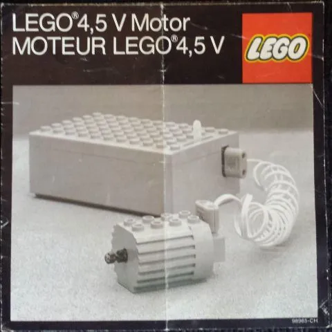 LEGO 4,5 V Motor / Moteur LEGO 4,5 V (98965-CH)
