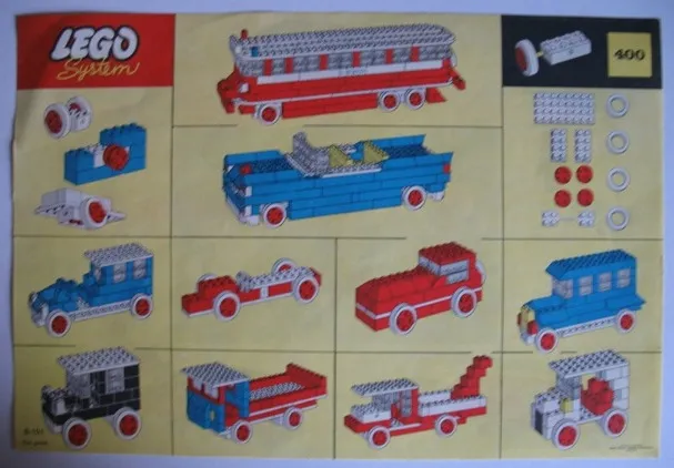 Wheels Set 400 Ideas Leaflet 1 (B-101)