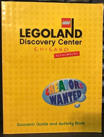 LEGOLAND Discovery Center Chicago Schaumburg Creators Wanted Souvenir Guide and Activity Book