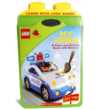 Coloring Book, DUPLO: My Town - A Color and Activity Book with Stickers