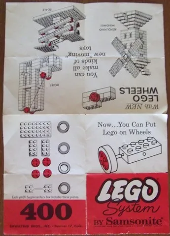 Wheels Set 400 Ideas Leaflet 6 Samsonite (H-1935)