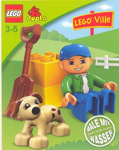 DUPLO Coloring Book - Male mit Wasser (German Edition)