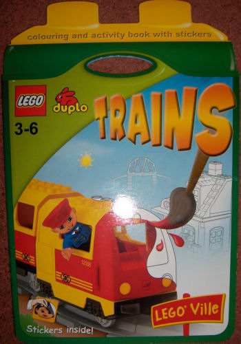Coloring Book, DUPLO: Trains - A Color and Activity Book with Stickers