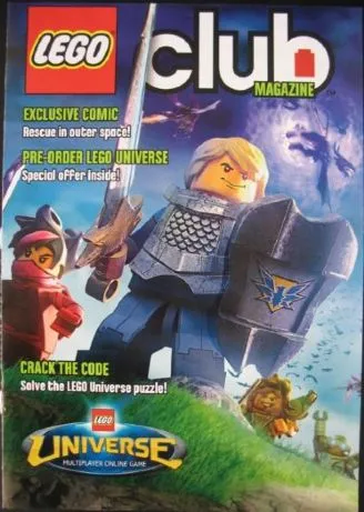 Lego Club Magazine 2010 LEGO Universe Multiplayer Online Game Supplement - Comic Format